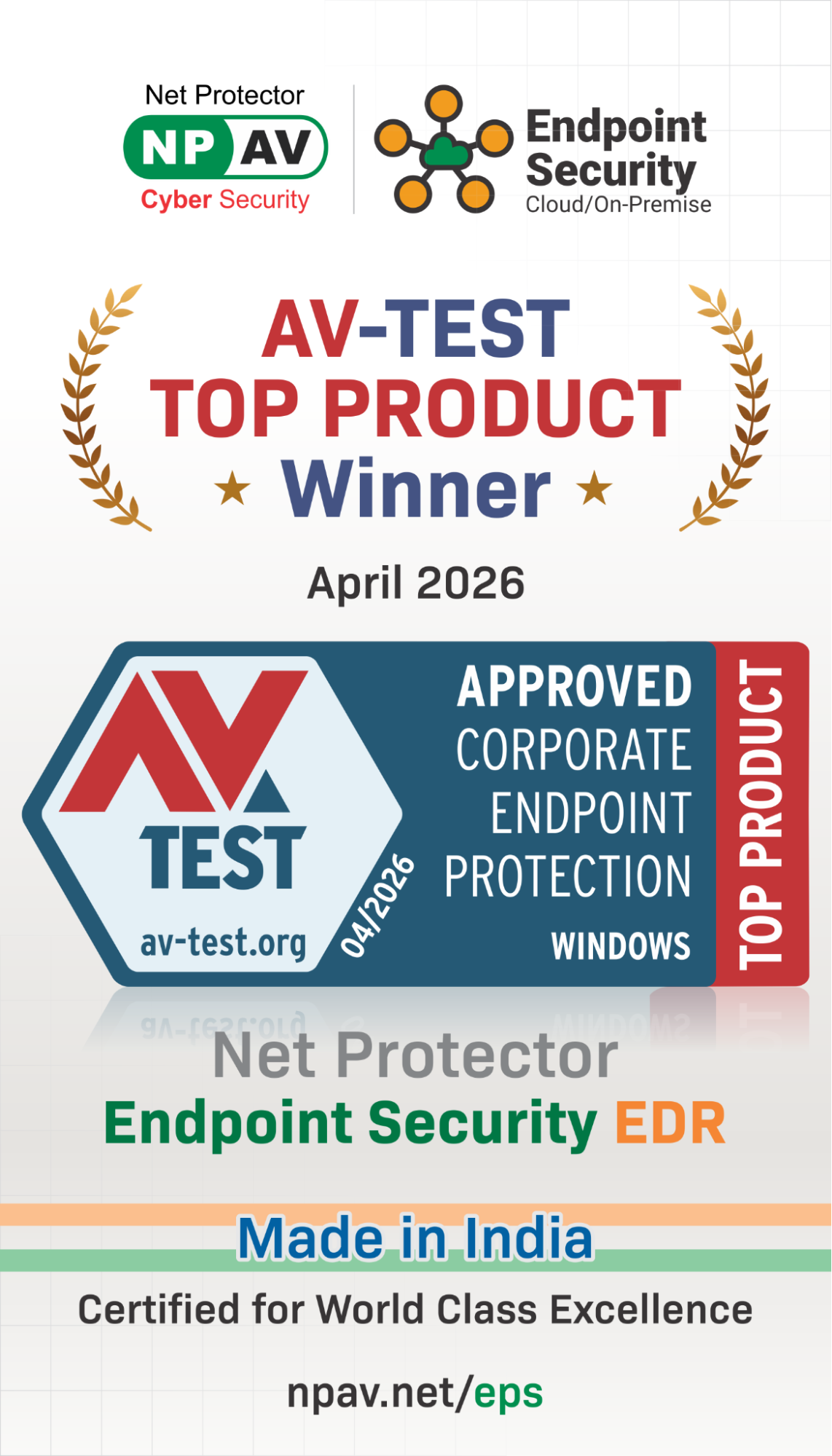 AV-Test Top Product Winner April 2026