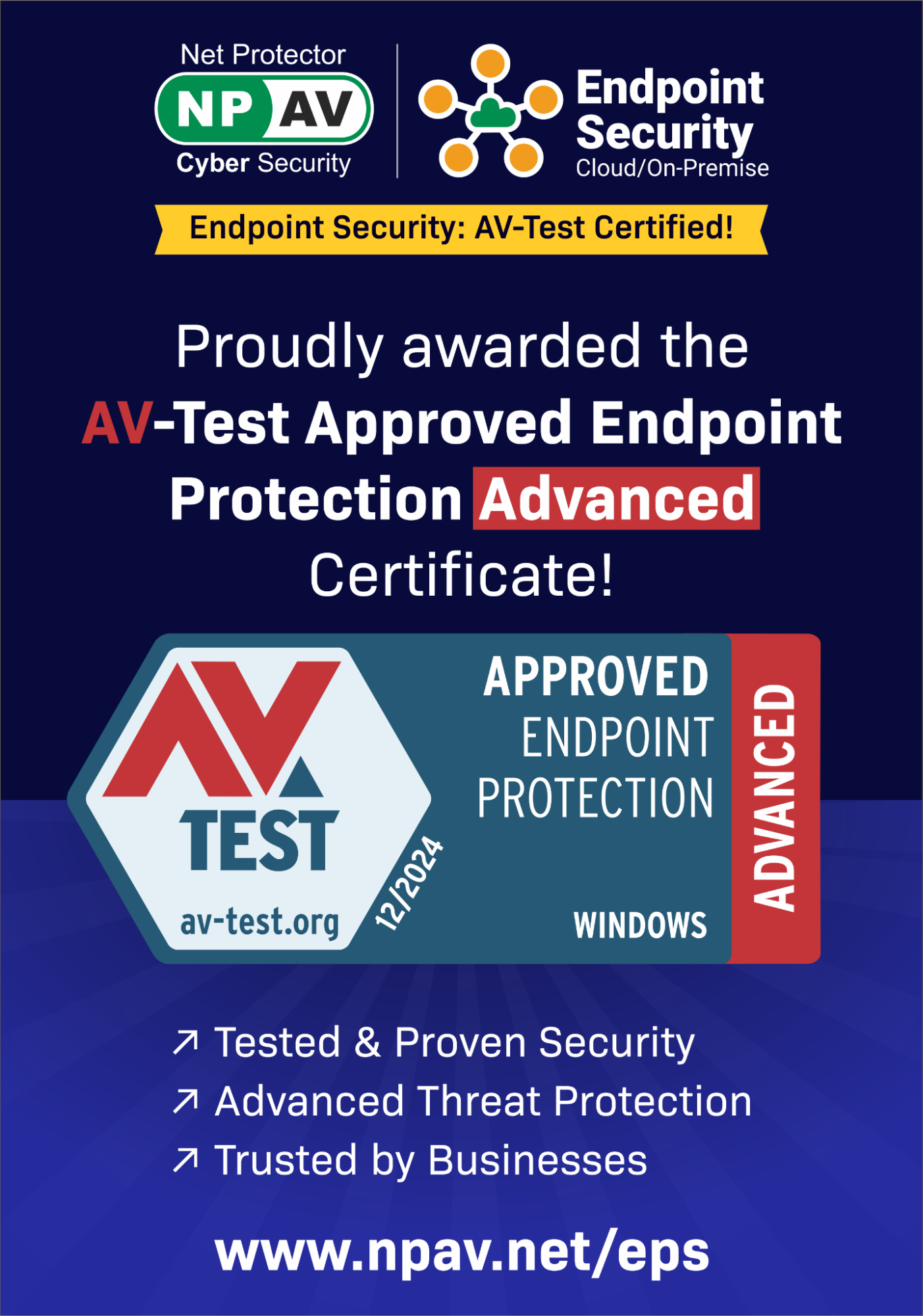 AV-Test Approved Endpoint Protection Advanced